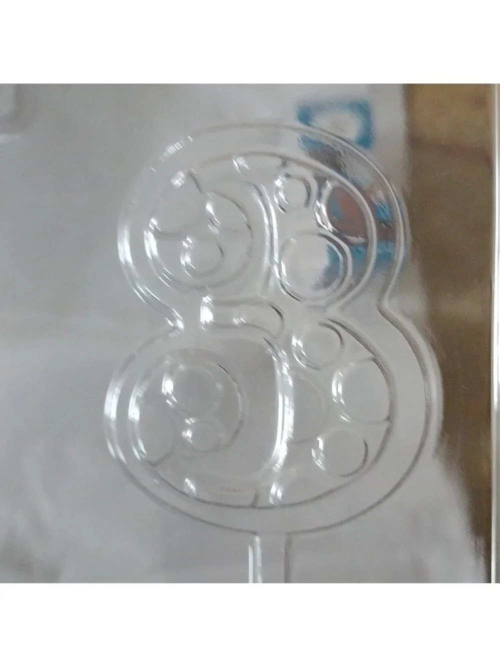 Chocolate Molds Number 3 Lollipops + Eat Me Stamp, Set of 10 items